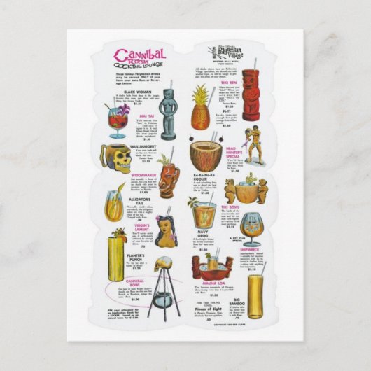 ヴィンテージ広告ポスターポストカード ポストカード (正面)