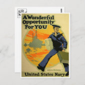 ヴィンテージ広告ポスターポストカード ポストカード (正面/裏面)