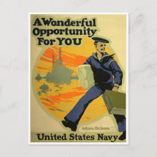 ヴィンテージ広告ポスターポストカード ポストカード (正面)