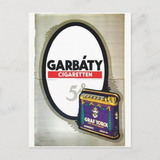 ヴィンテージ広告ポスターポストカード ポストカード (正面)