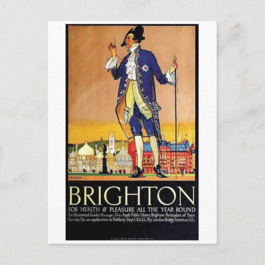 ヴィンテージ広告ポスターポストカード ポストカード (正面)