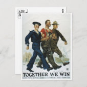 ヴィンテージ広告ポスターポストカード ポストカード (正面/裏面)