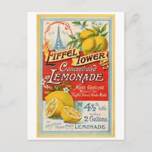 ヴィンテージ広告ポスターポストカード ポストカード (正面)