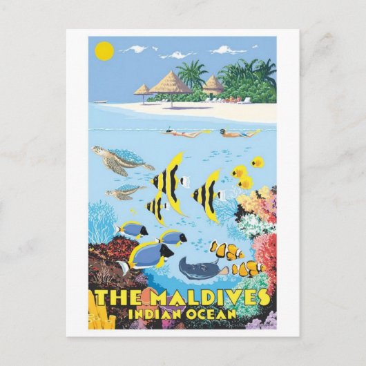 ヴィンテージ広告ポスターポストカード ポストカード (正面)