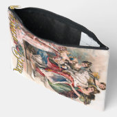 ヴィンテージ広告ポスター アクセサリーポーチ (見開き)