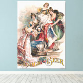 ヴィンテージ広告ポスター キャンバスプリント (インサイチュ (ウッドフロア))