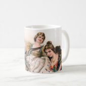 ヴィンテージ広告ポスター コーヒーマグカップ (正面右)