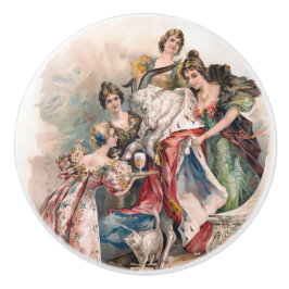 ヴィンテージ広告ポスター セラミックノブ