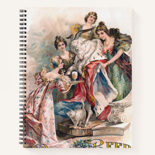 ヴィンテージ広告ポスター ノートブック (正面)