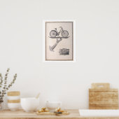 ヴィンテージ広告ポスター ポスター (キッチン)