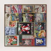 ヴィンテージ広告休日テーマ ジグソーパズル (横)