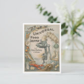 ヴィンテージ広告汎用食品チョッパー ポストカード (スタンド正面)