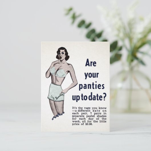 ヴィンテージ広告用はがき ポストカード (スタンド正面)