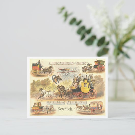 ヴィンテージ広告用台紙はがき ポストカード (スタンド正面)