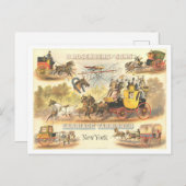 ヴィンテージ広告用台紙はがき ポストカード (正面/裏面)