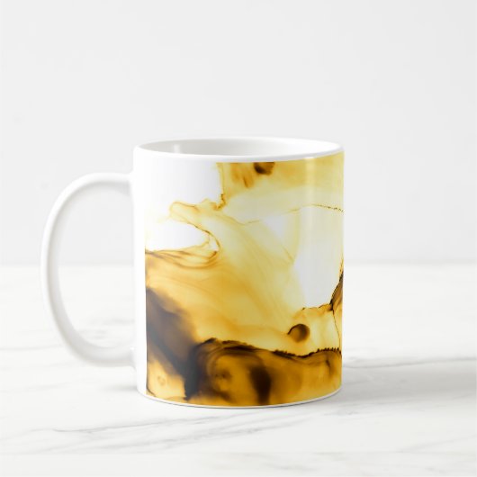 ヴィンテージ広告紙の壁貼り コーヒーマグカップ (左)