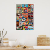 ヴィンテージ広告紙テーマプリント ポスター (キッチン)