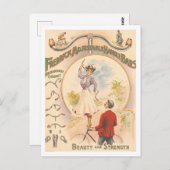 ヴィンテージ広告自転車ハンドルバー ポストカード (正面/裏面)