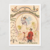 ヴィンテージ広告自転車ハンドルバー ポストカード (正面)