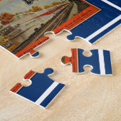 ヴィンテージ広告鉄道 ジグソーパズル (側面)