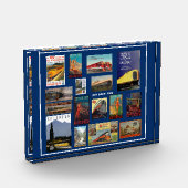 ヴィンテージ広告鉄道 フォトブロック (左)