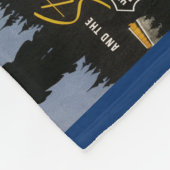 ヴィンテージ広告鉄道 フリースブランケット (角)