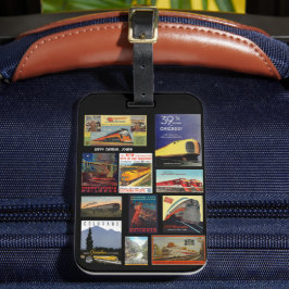 ヴィンテージ広告鉄道 ラゲッジタグ