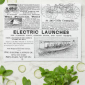 ヴィンテージ広告 キッチンタオル (折り畳み)