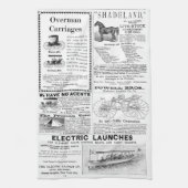 ヴィンテージ広告 キッチンタオル (縦)