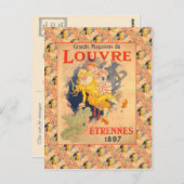 ヴィンテージ広告、グランズマガジンズドゥルーヴル ポストカード (正面/裏面)