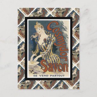 ヴィンテージ広告・ソープフランスのン ポストカード