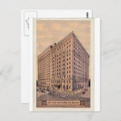 ヴィンテージ広告、ホテルモンテレオーネ ポストカード (正面/裏面)