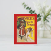 ヴィンテージ広告・ボルウィックベーキング粉末 ポストカード (スタンド正面)