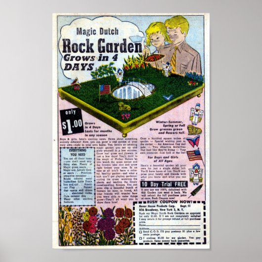 ヴィンテージ広告 ポスター (正面)