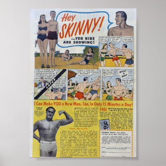 ヴィンテージ広告 ポスター (正面)