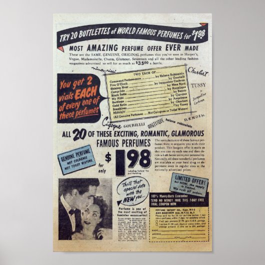 ヴィンテージ広告 ポスター (正面)