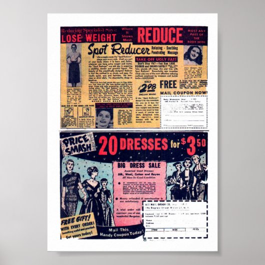 ヴィンテージ広告 ポスター (正面)