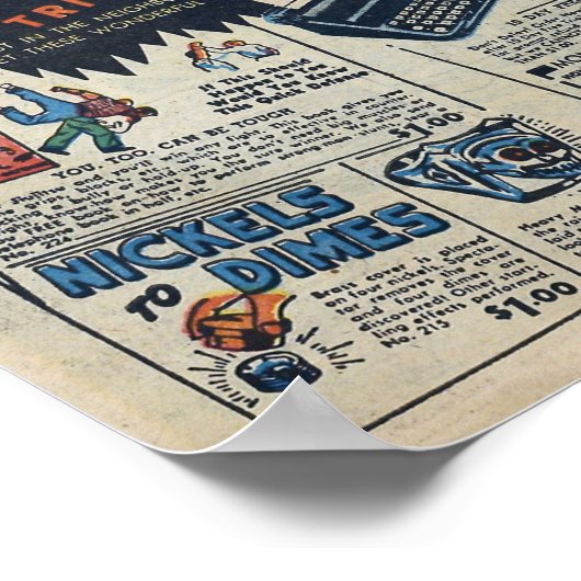 ヴィンテージ広告 ポスター (角)