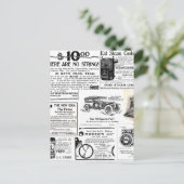 ヴィンテージ広告 ポストカード (スタンド正面)