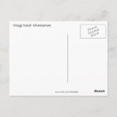 ヴィンテージ広告 ポストカード (裏面)