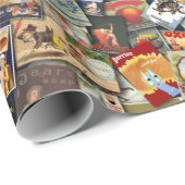 ヴィンテージ広告 ラッピングペーパー (ロールコーナー)