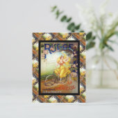 ヴィンテージ広告・自転車フランスの ポストカード (スタンド正面)