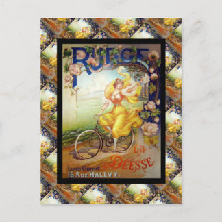 ヴィンテージ広告・自転車フランスの ポストカード
