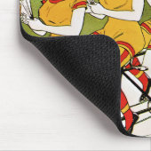 ヴィンテージ広告 – 自転車軸受 マウスパッド (コーナー)