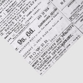 ヴィンテージ広告 薄葉紙 (詳細)