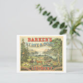 ヴィンテージ広告 馬用の特許薬 ポストカード (スタンド正面)