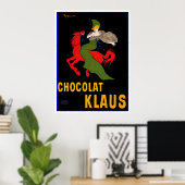 ヴィンテージ広告byカプピエロ – Chocolat Klaus ポスター (ホームオフィス)