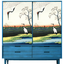 ヴィンテージ広重クレーンの傑作 薄葉紙