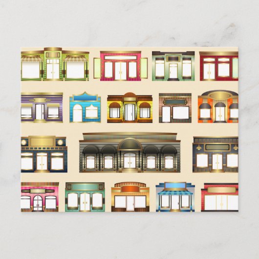 ヴィンテージ店はがき ポストカード (正面)