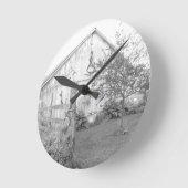 ヴィンテージ庫 ラウンド壁時計 (傾斜)